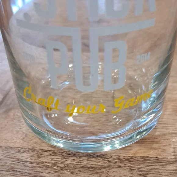 SET OF 2 Flatstick Pub Glass Cups - Picture 3 of 3